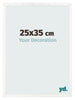 Photo Frame 25x35 cm White High Gloss MDF Bologna Front Size | Yourdecoration.com