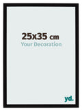 Photo Frame 25x35cm Black High Gloss MDF Bologna Front Size | Yourdecoration.com