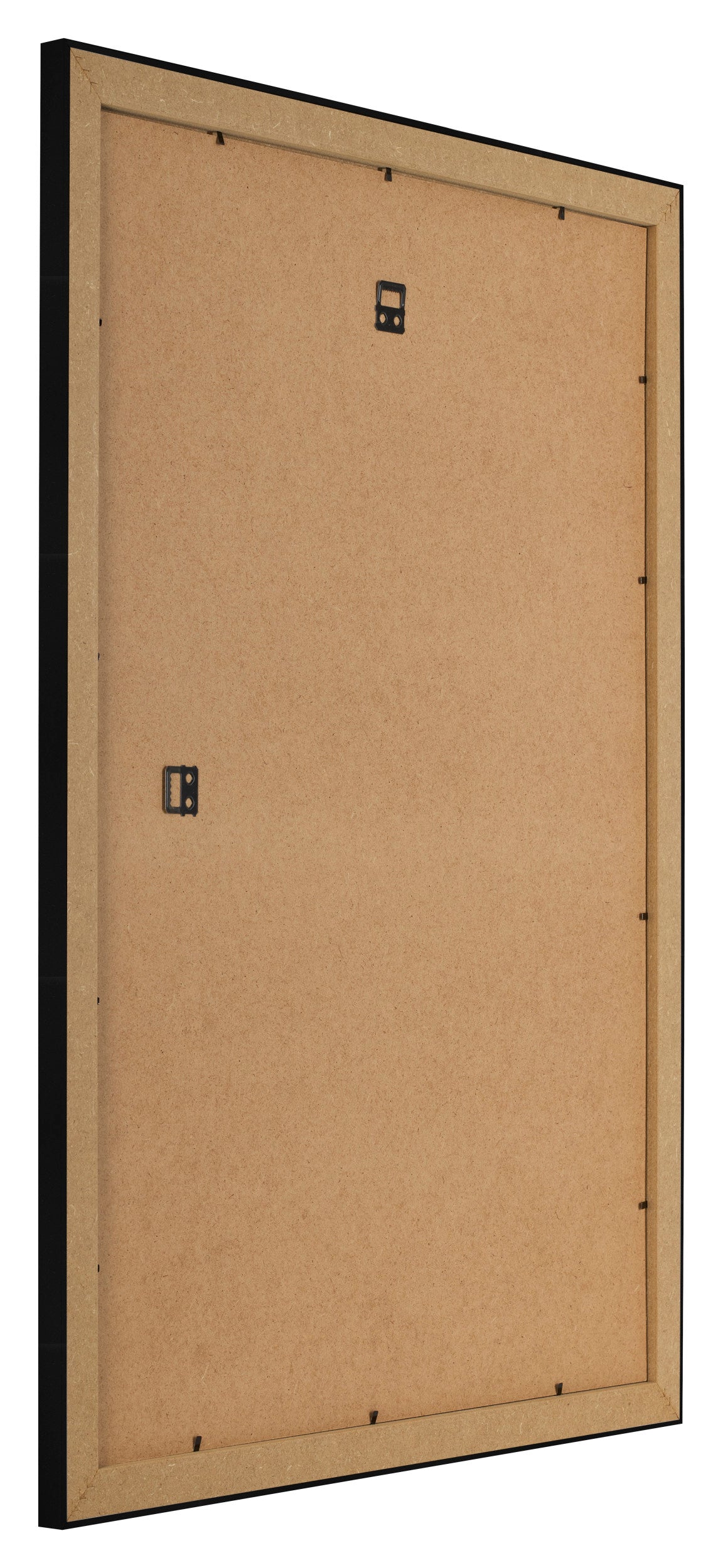 Photo Frame 25x35cm Black Silver Polished MDF Pisa Back Oblique | Yourdecoration.com