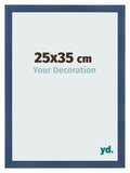 Photo Frame 25x35cm Dark Blue Swept MDF Pisa Front Size | Yourdecoration.com