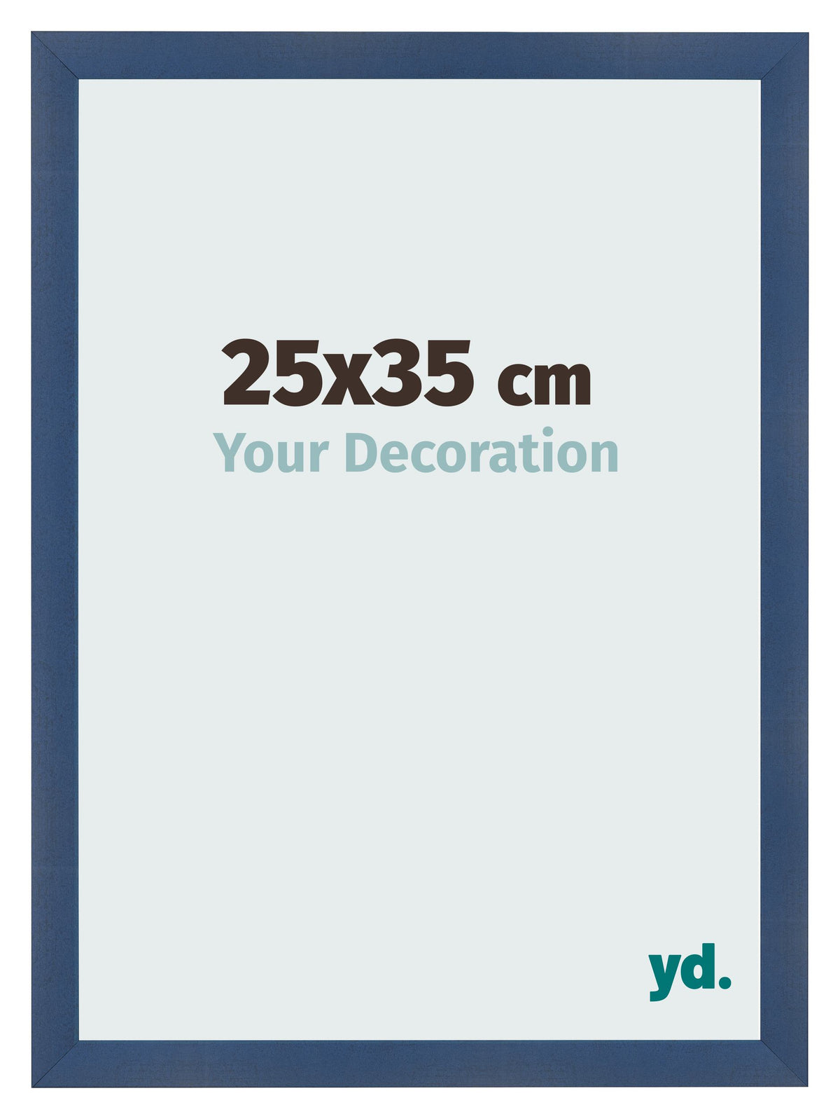 Photo Frame 25x35cm Dark Blue Swept MDF Pisa Front Size | Yourdecoration.com