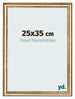 Photo Frame 25x35cm Gold Antique MDF Lazio Front Size | Yourdecoration.com