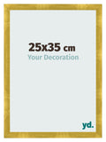 Photo Frame 25x35cm Gold Vintage MDF Pisa Front Size | Yourdecoration.com
