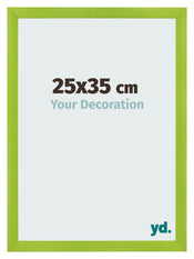 Photo Frame 25x35cm Green MDF Pisa Front Size | Yourdecoration.com