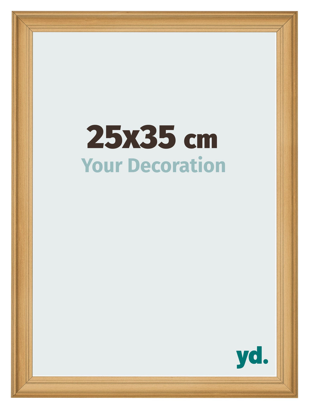 Photo Frame 25x35cm Pine Woodgrain MDF Lazio Front Size | Yourdecoration.com