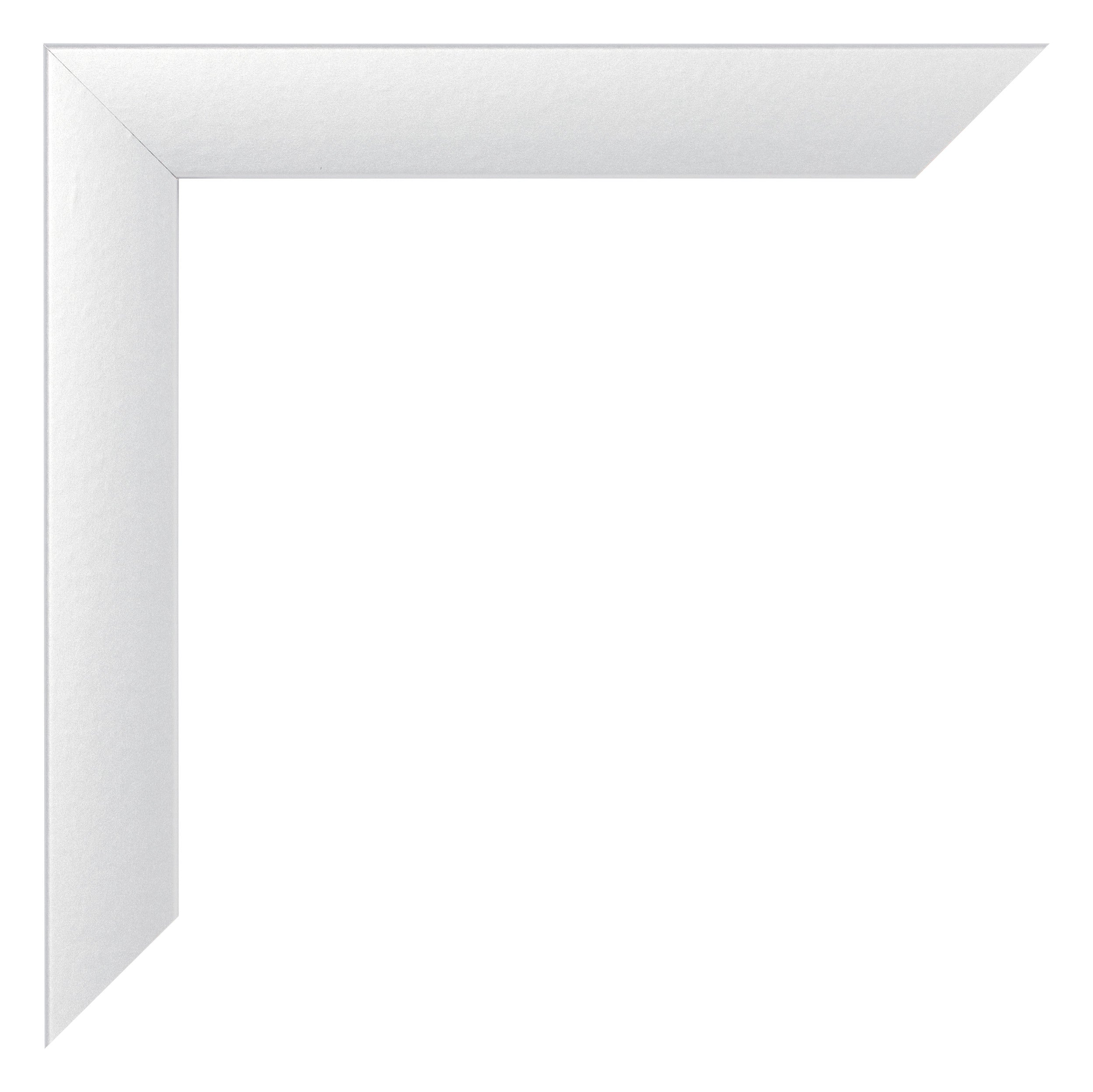 Photo Frame 25x35cm Silver Black Swept MDF Pisa Detail Corner | Yourdecoration.com