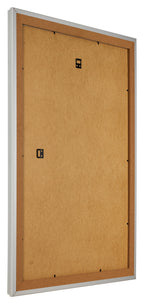 Photo Frame 25x35cm Silver Matte MDF Lazio Back Oblique | Yourdecoration.com