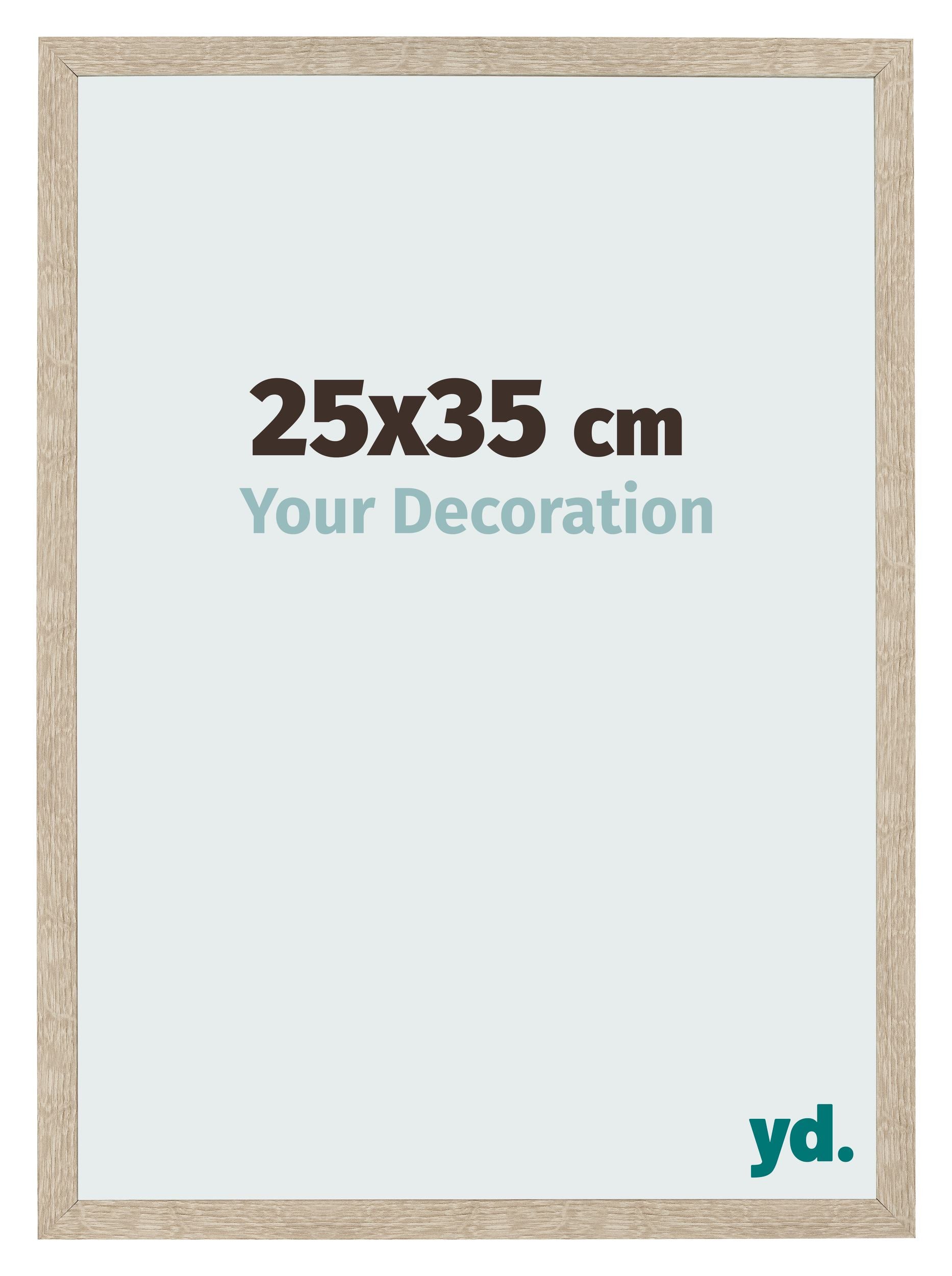 Photo Frame 25x35cm Sonoma Oak MDF Bologna Front Size | Yourdecoration.com