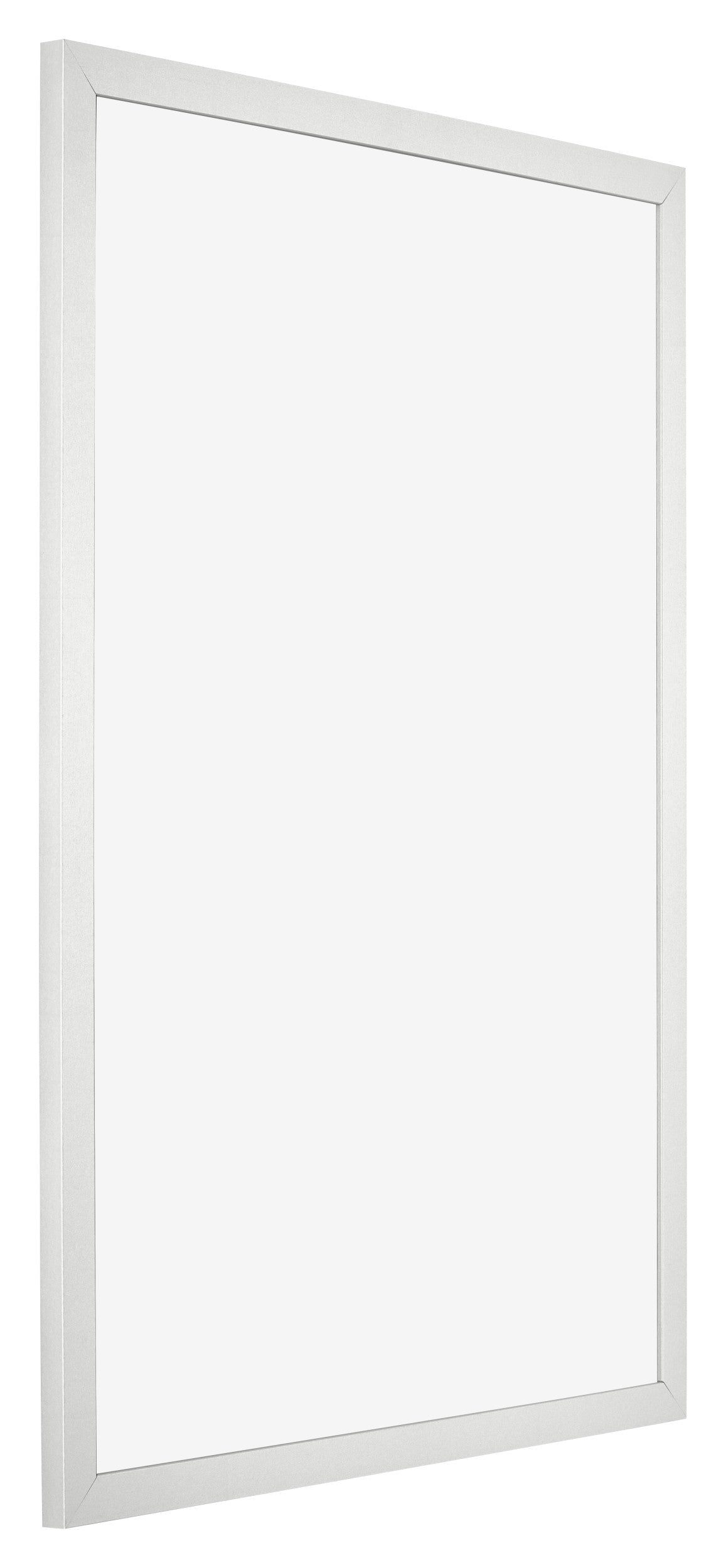 Photo Frame 25x35cm White High Gloss MDF Bologna Front Oblique | Yourdecoration.com