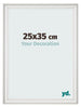 Photo Frame 25x35cm White Swept MDF Lazio Front Size | Yourdecoration.com