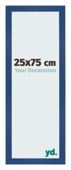 Photo Frame 25x75 cm Dark Blue MDF Bologna Front Size | Yourdecoration.com