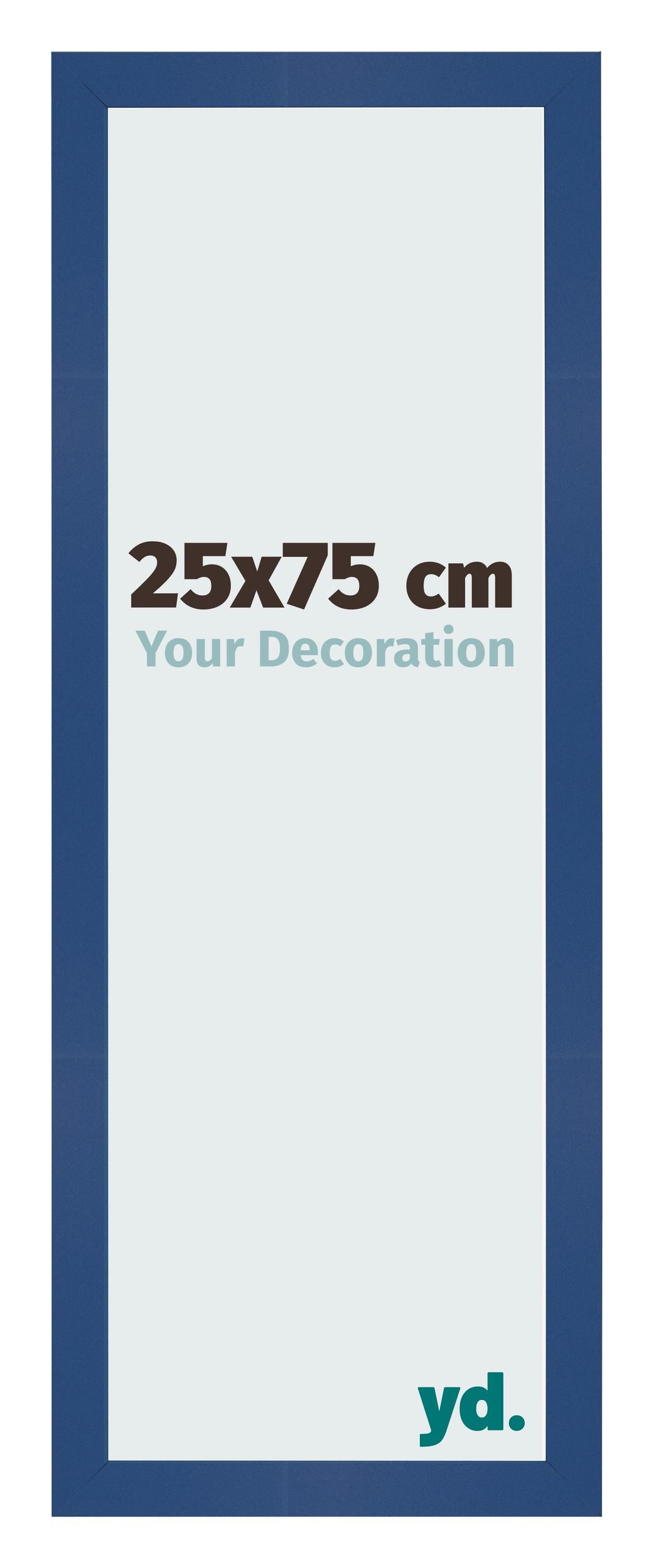 Photo Frame 25x75 cm Dark Blue MDF Bologna Front Size | Yourdecoration.com