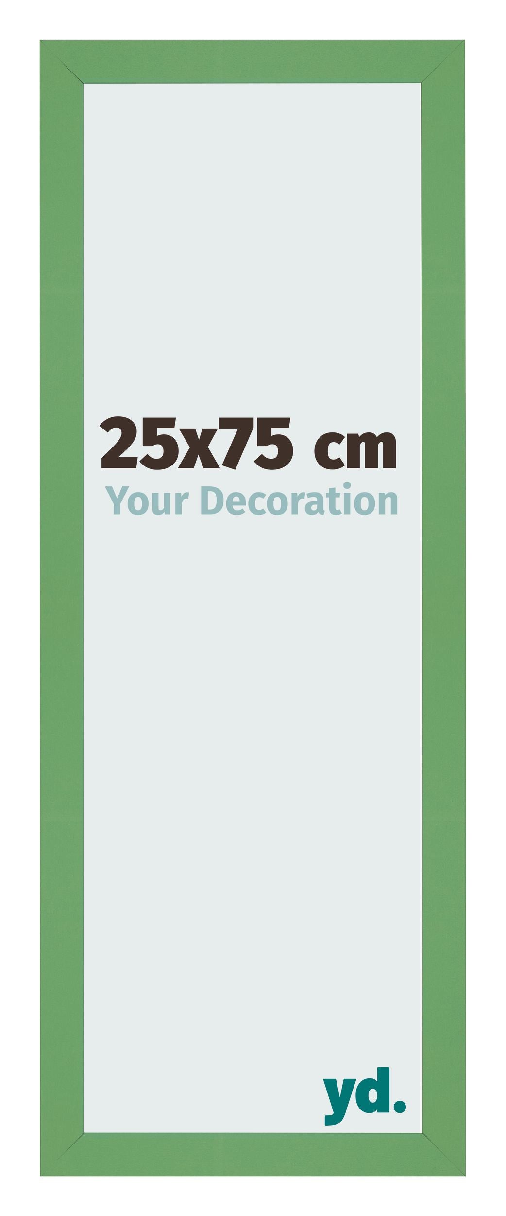 Photo Frame 25x75 cm Green MDF Bologna Front Size | Yourdecoration.com