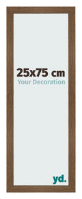 Photo Frame 25x75 cm Oak Rustic MDF Bologna Front Size | Yourdecoration.com