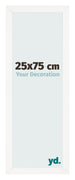 Photo Frame 25x75 cm White High Gloss MDF Bologna Front Size | Yourdecoration.com