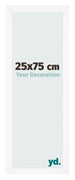 Photo Frame 25x75 cm White Matte MDF Bologna Front Size | Yourdecoration.com