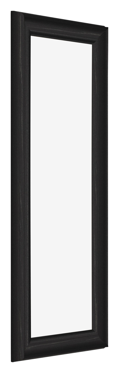 Photo Frame 25x75cm Black Woodgrain MDF Lazio Front Oblique | Yourdecoration.com