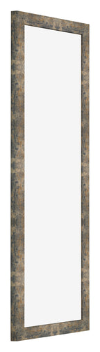 Photo Frame 25x75cm Blue Gold Melange MDF Bologna Front Oblique | Yourdecoration.com