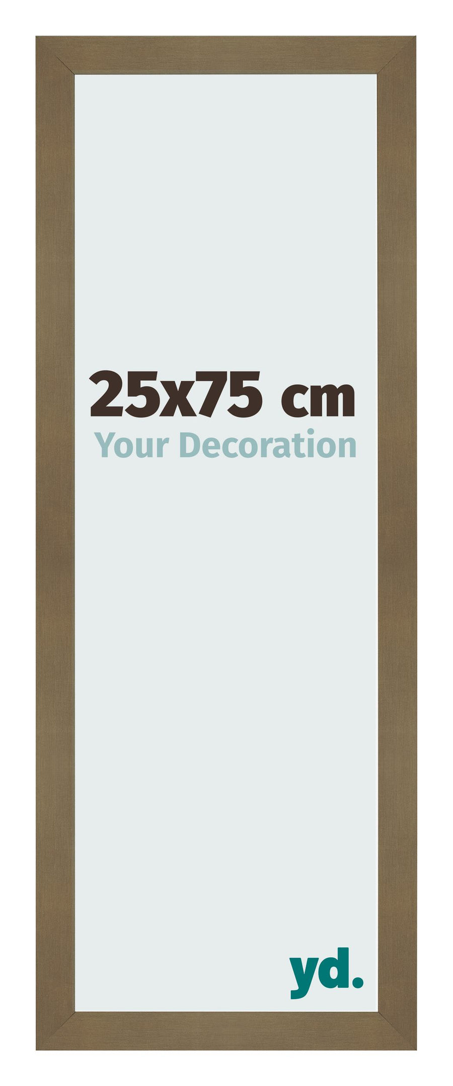 Photo Frame 25x75cm Bronze Design MDF Bologna Front Size | Yourdecoration.com