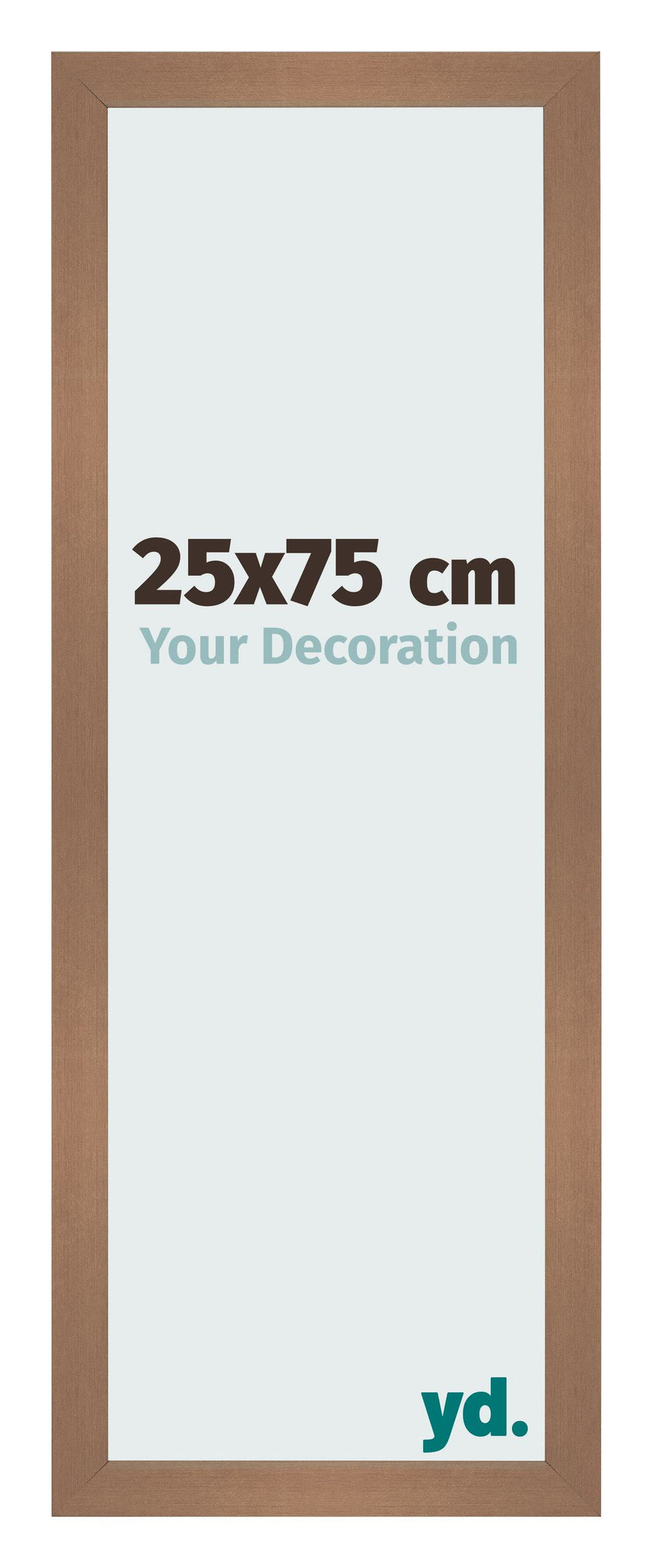 Photo Frame 25x75cm Copper Design MDF Bologna Front Size | Yourdecoration.com