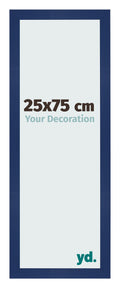 Photo Frame 25x75cm Dark Blue Swept MDF Bologna Front Size | Yourdecoration.com