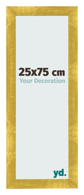 Photo Frame 25x75cm Gold Vintage MDF Pisa Front Size | Yourdecoration.com