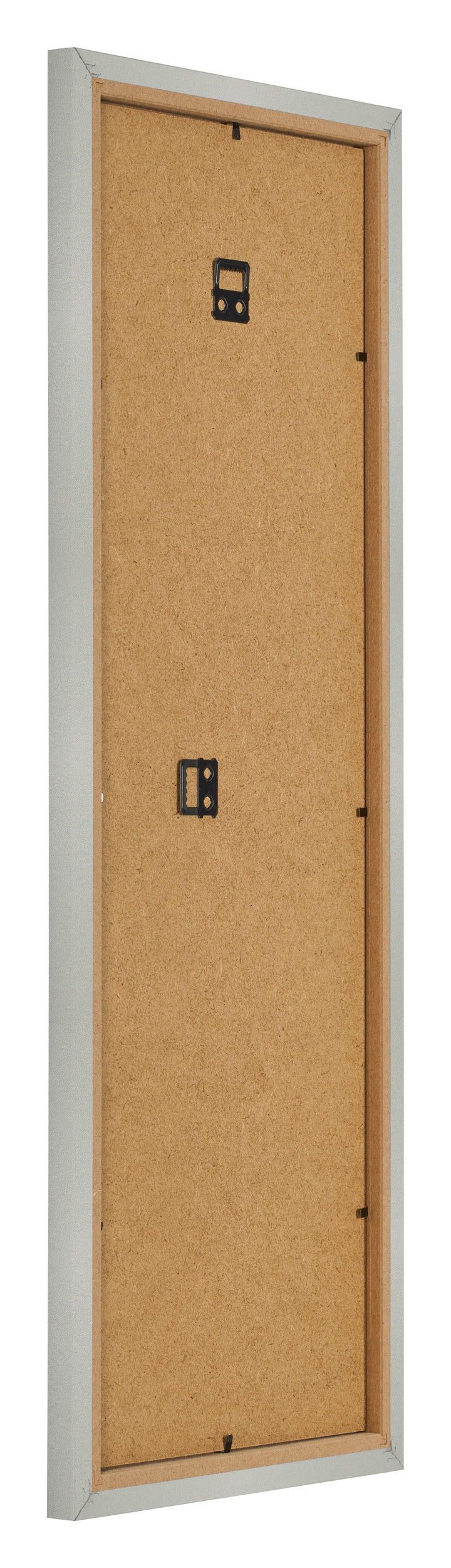 Photo Frame 25x75cm Silver Matte MDF Bologna Back Oblique | Yourdecoration.com
