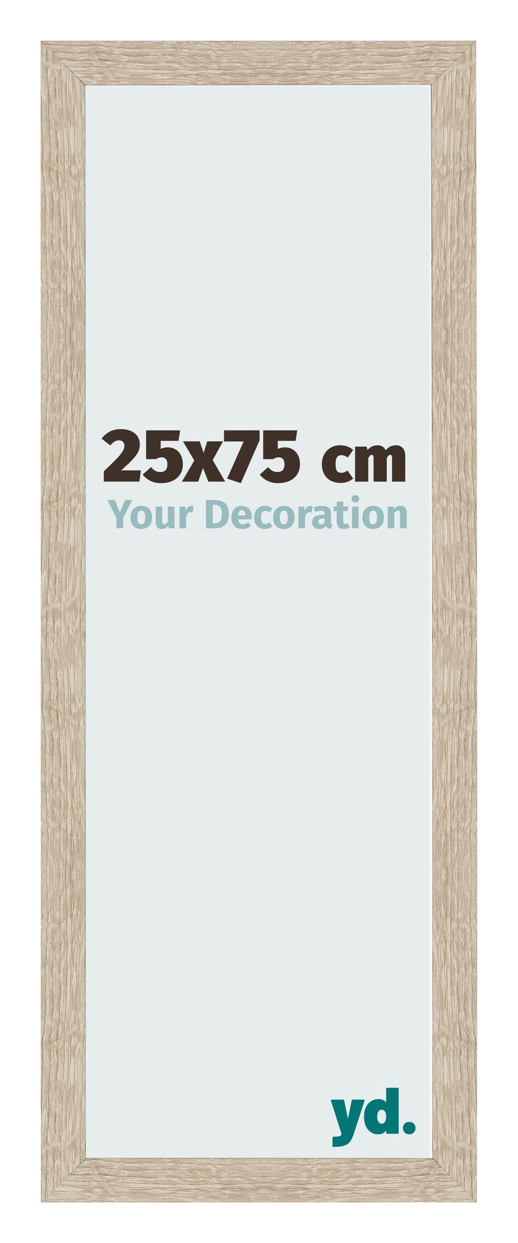 Photo Frame 25x75cm Sonoma Oak MDF Bologna Front Size | Yourdecoration.com