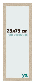 Photo Frame 25x75cm Sonoma Oak MDF Bologna Front Size | Yourdecoration.com