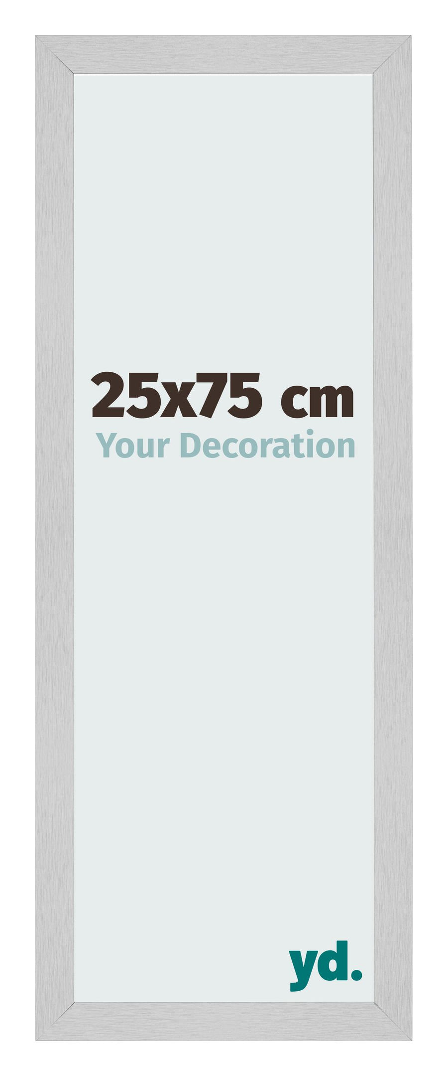 Photo Frame 25x75cm Stainless Steel MDF Bologna Front Size | Yourdecoration.com