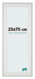 Photo Frame 25x75cm White Swept MDF Lazio Front Size | Yourdecoration.com