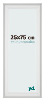 Photo Frame 25x75cm White Swept MDF Lazio Front Size | Yourdecoration.com