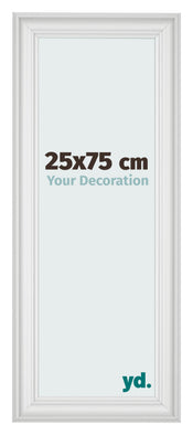Photo Frame 25x75cm White Swept MDF Lazio Front Size | Yourdecoration.com