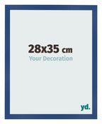 Photo Frame 28x35 cm Dark Blue MDF Bologna Front Size | Yourdecoration.com