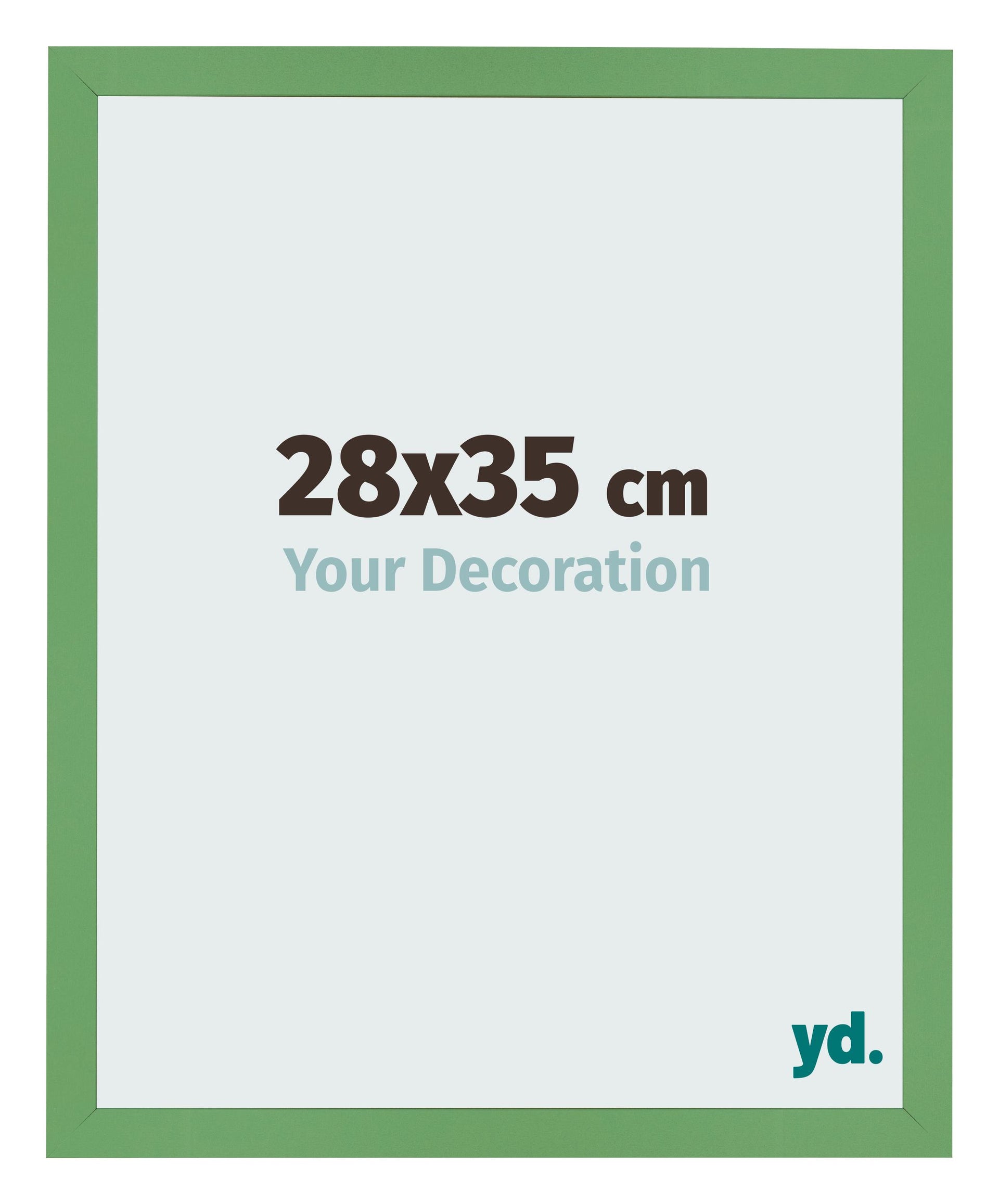 Photo Frame 28x35 cm Green MDF Bologna Front Size | Yourdecoration.com