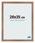 Photo Frame 28x35cm Copper Design MDF Bologna Front Size | Yourdecoration.com