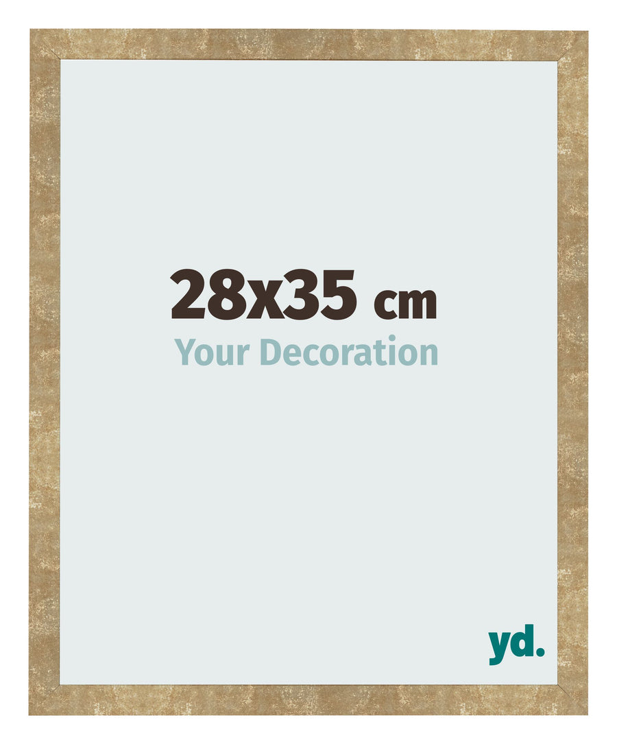Photo Frame 28x35cm Gold Antique MDF Bologna Front Size | Yourdecoration.com