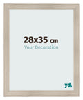 Photo Frame 28x35cm Oak Rustic MDF Pisa Front Size | Yourdecoration.com