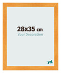 Photo Frame 28x35cm Orange MDF Pisa Front Size | Yourdecoration.com