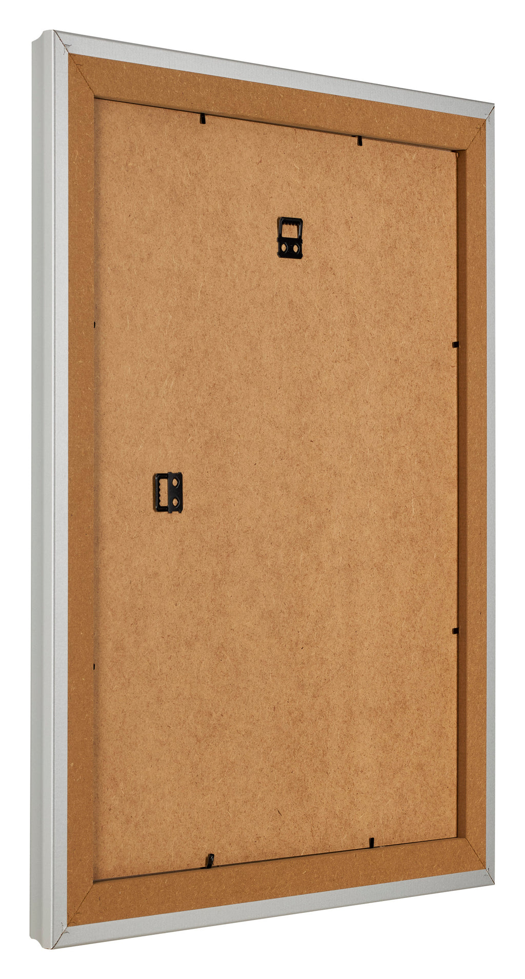 Photo Frame 28x35cm Silver Matte MDF Lazio Back Oblique | Yourdecoration.com