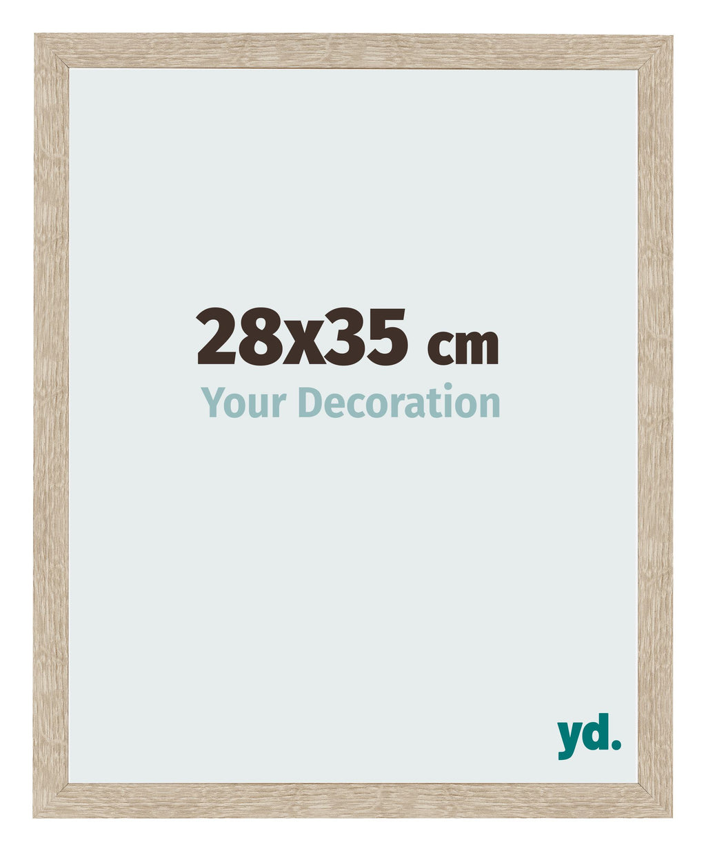 Photo Frame 28x35cm Sonoma Oak MDF Bologna Front Size | Yourdecoration.com