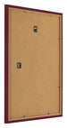 Photo Frame 28x35cm Wine Red Swept MDF Bologna Back Oblique | Yourdecoration.com