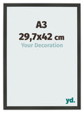 Photo Frame 29 7x42cm A3 Anthracite MDF Bologna Front Size | Yourdecoration.com