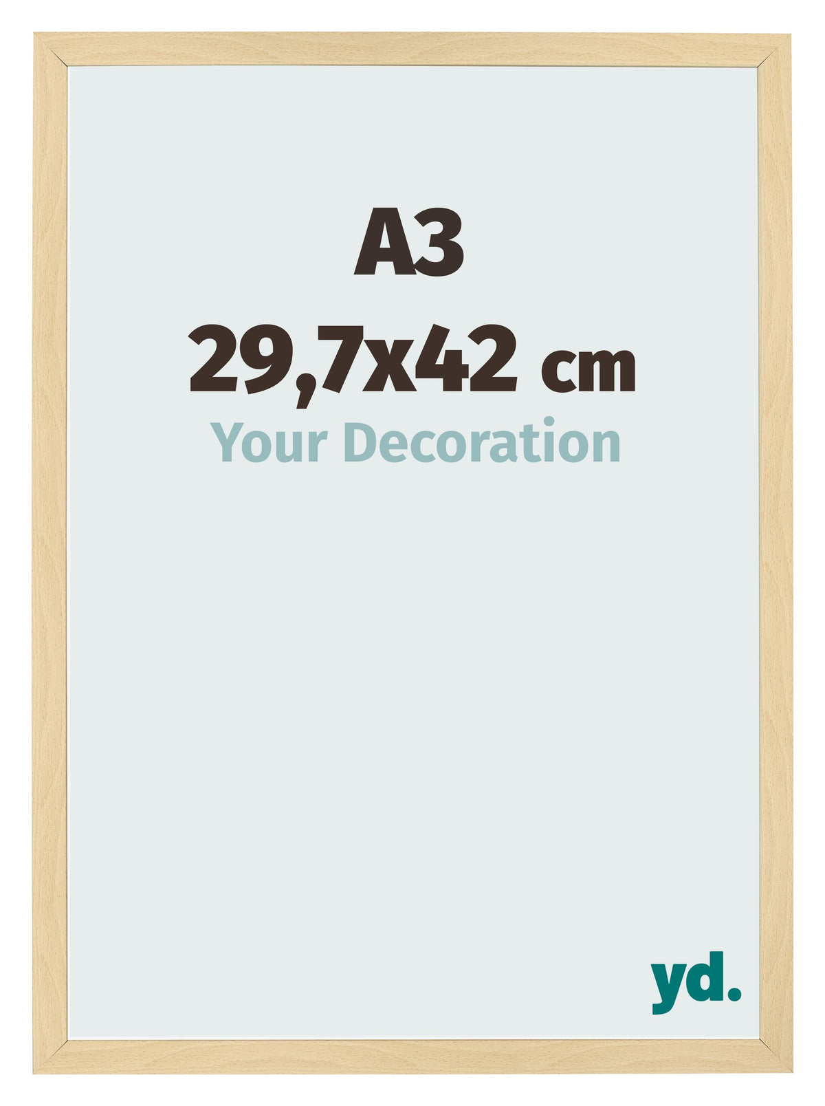 Photo Frame 29 7x42cm A3 Beech Design MDF Bologna Front Size | Yourdecoration.com