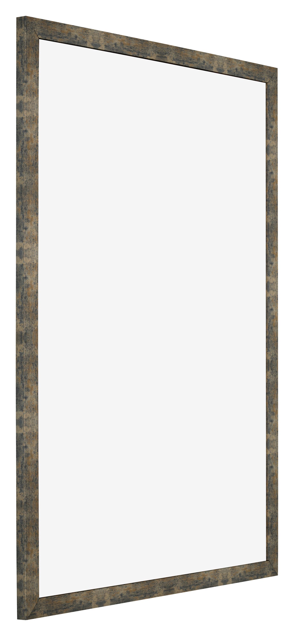 Photo Frame 29 7x42cm A3 Blue Gold Melange MDF Bologna Front Oblique | Yourdecoration.com