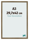 Photo Frame 29 7x42cm A3 Bronze Design MDF Bologna Front Size | Yourdecoration.com