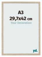 Photo Frame 29 7x42cm A3 Sonoma Oak MDF Bologna Front Size | Yourdecoration.com