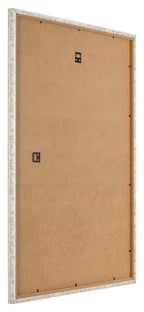 Photo Frame 29 7x42cm A3 White Vintage MDF Bologna Back Oblique | Yourdecoration.com