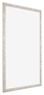 Photo Frame 29 7x42cm A3 White Vintage MDF Bologna Front Oblique | Yourdecoration.com