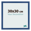 Photo Frame 30x30 cm Dark Blue MDF Bologna Front Size | Yourdecoration.com